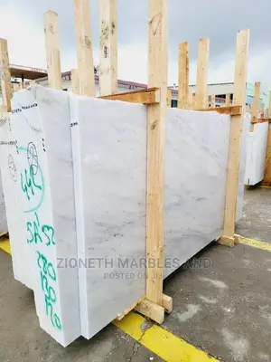 Italian White Carara Marble Slab