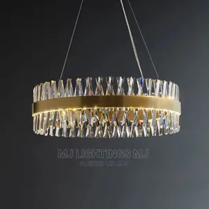 Nordic LED Golden Round Pendant Light for Living Room