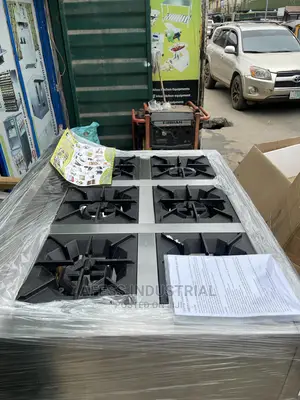 6 Burner Commercial Gas