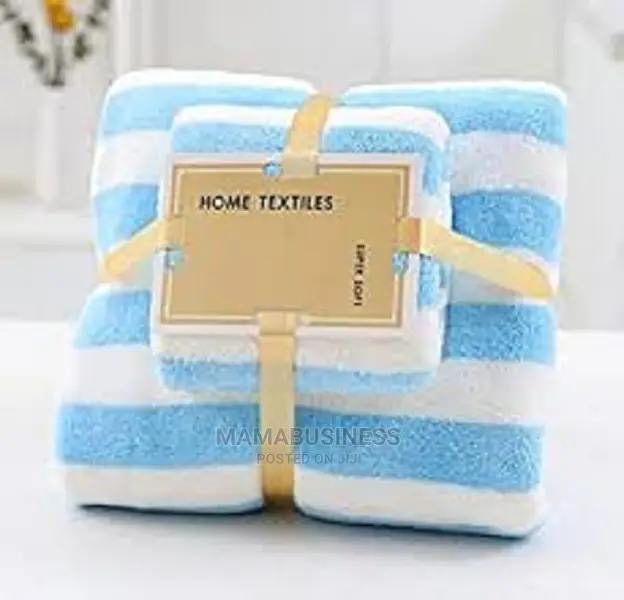 2 in 1 Plain and Pattern Towel