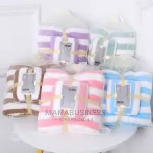 2 in 1 Plain and Pattern Towel