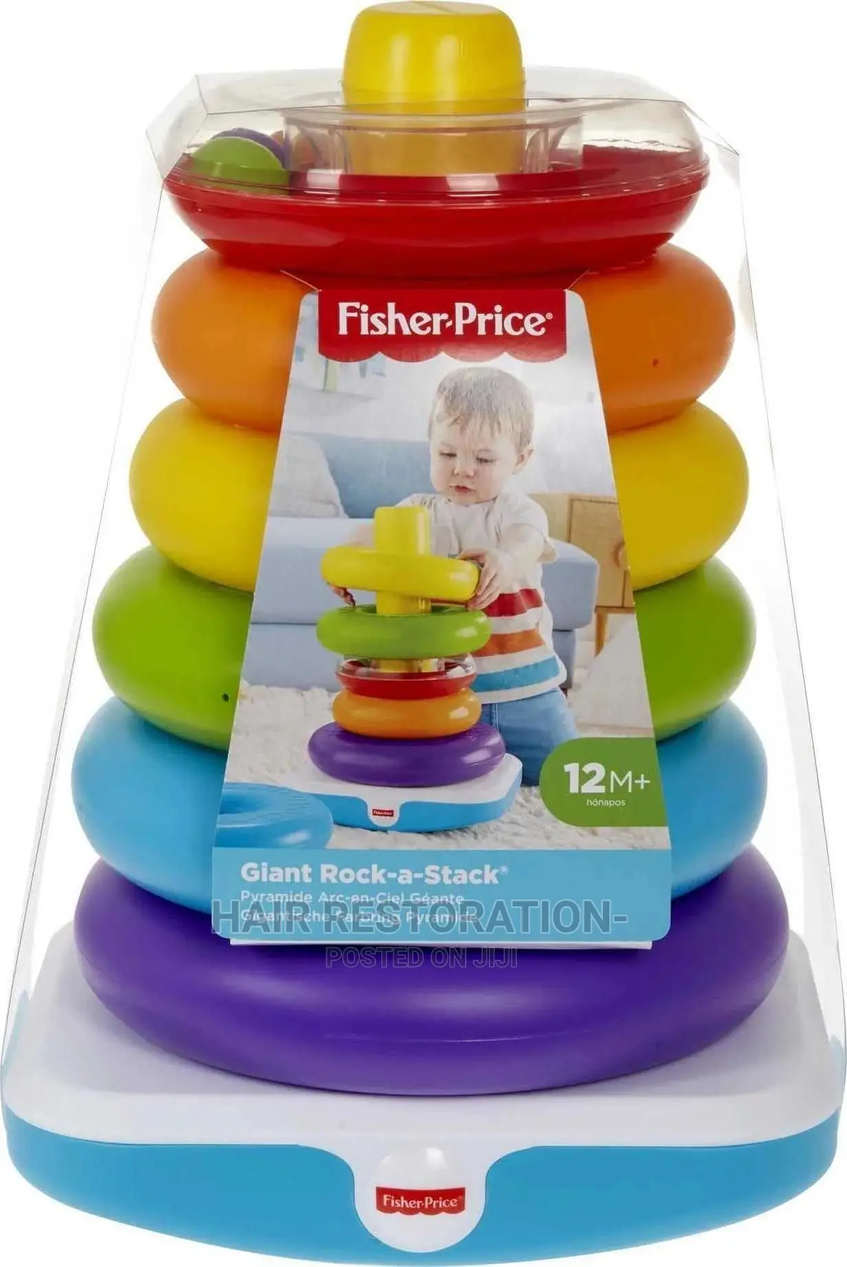 Fisher-price Giant Ring Stack Infant And Toddler Stacking