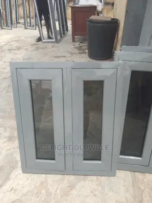 Casement Window Gray Color