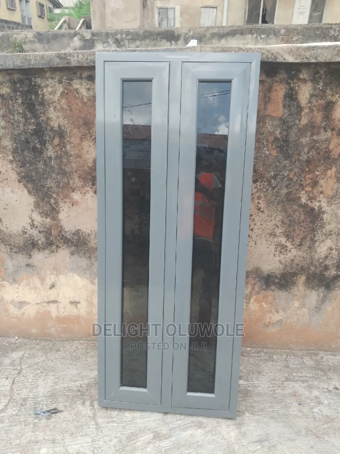 Casement Window Gray Color