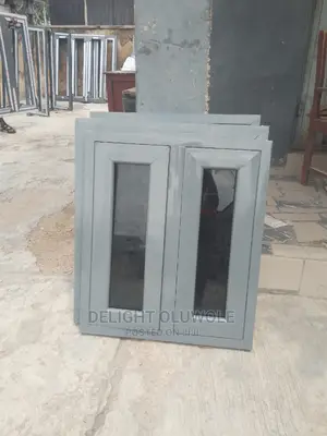 Casement Window Gray Color
