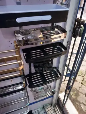 2 Step Black Shelve