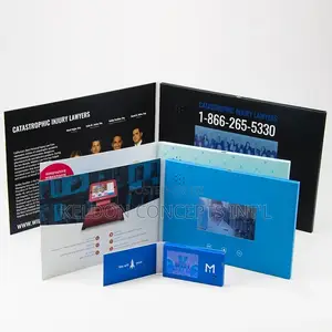 Video Brochure Display Pop Up Video Card