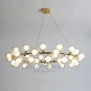 LED Bubble Chandelier Light.
