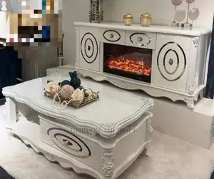 Brand New and Top Quality Fire Place Tv Stand With Table