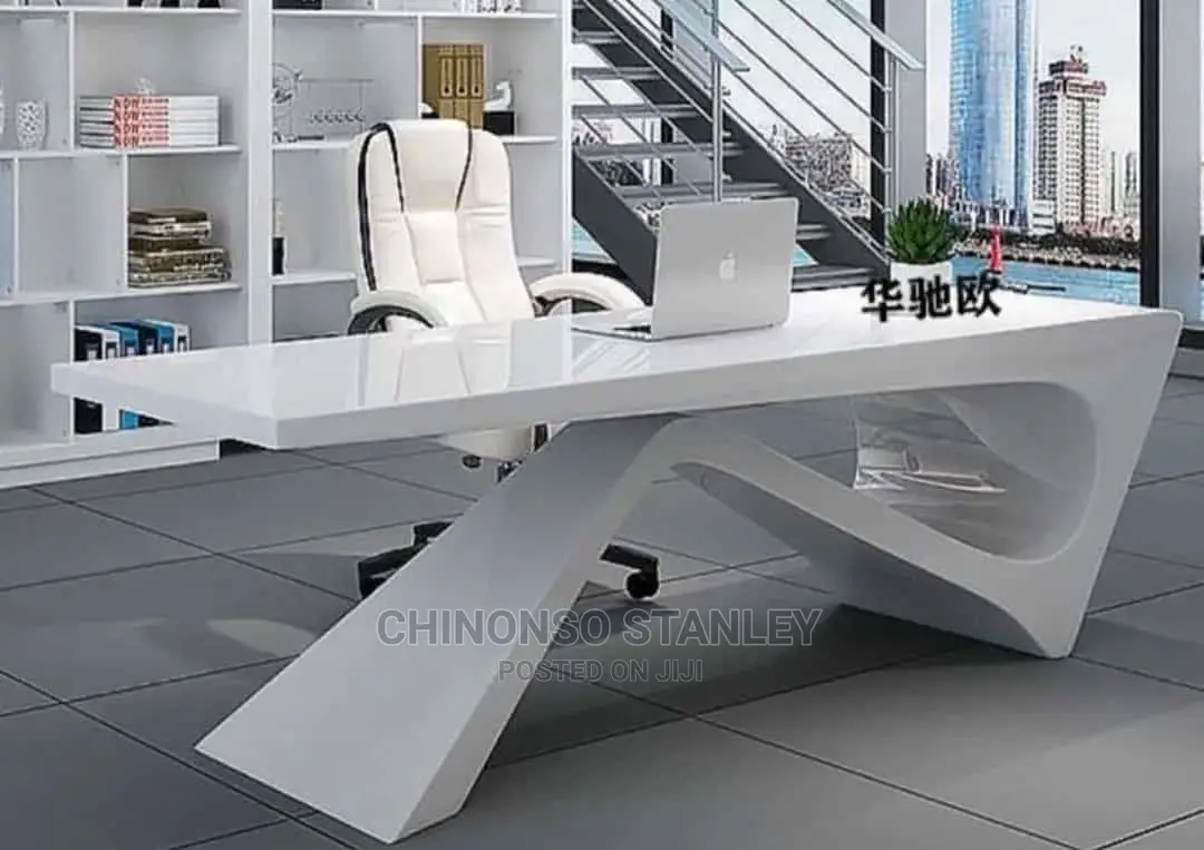 White Executive Office Table