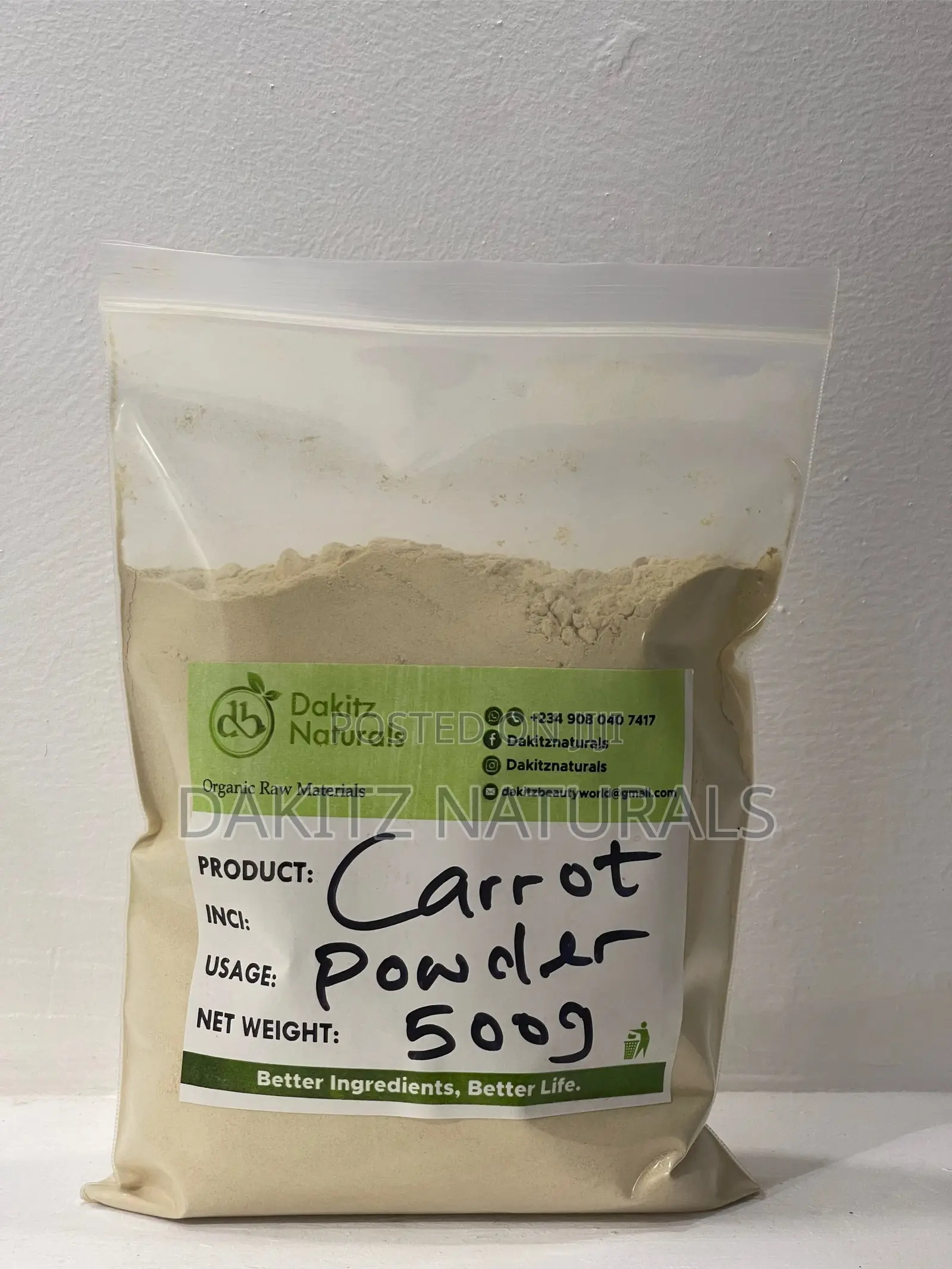 Carrot Powder 500g