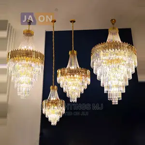 Luxury Crystal Hanging LED Chandelier Light.