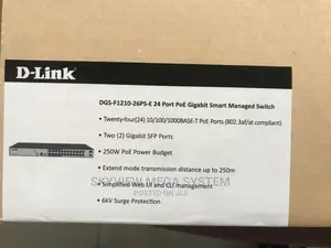 D Link 24 Pot Poe Gigabit Smart Managed Switch