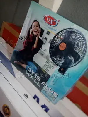 Ox 18" Wall Fan Plus Fan