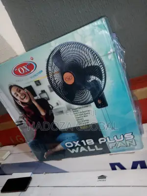 Ox 18" Wall Fan Plus Fan