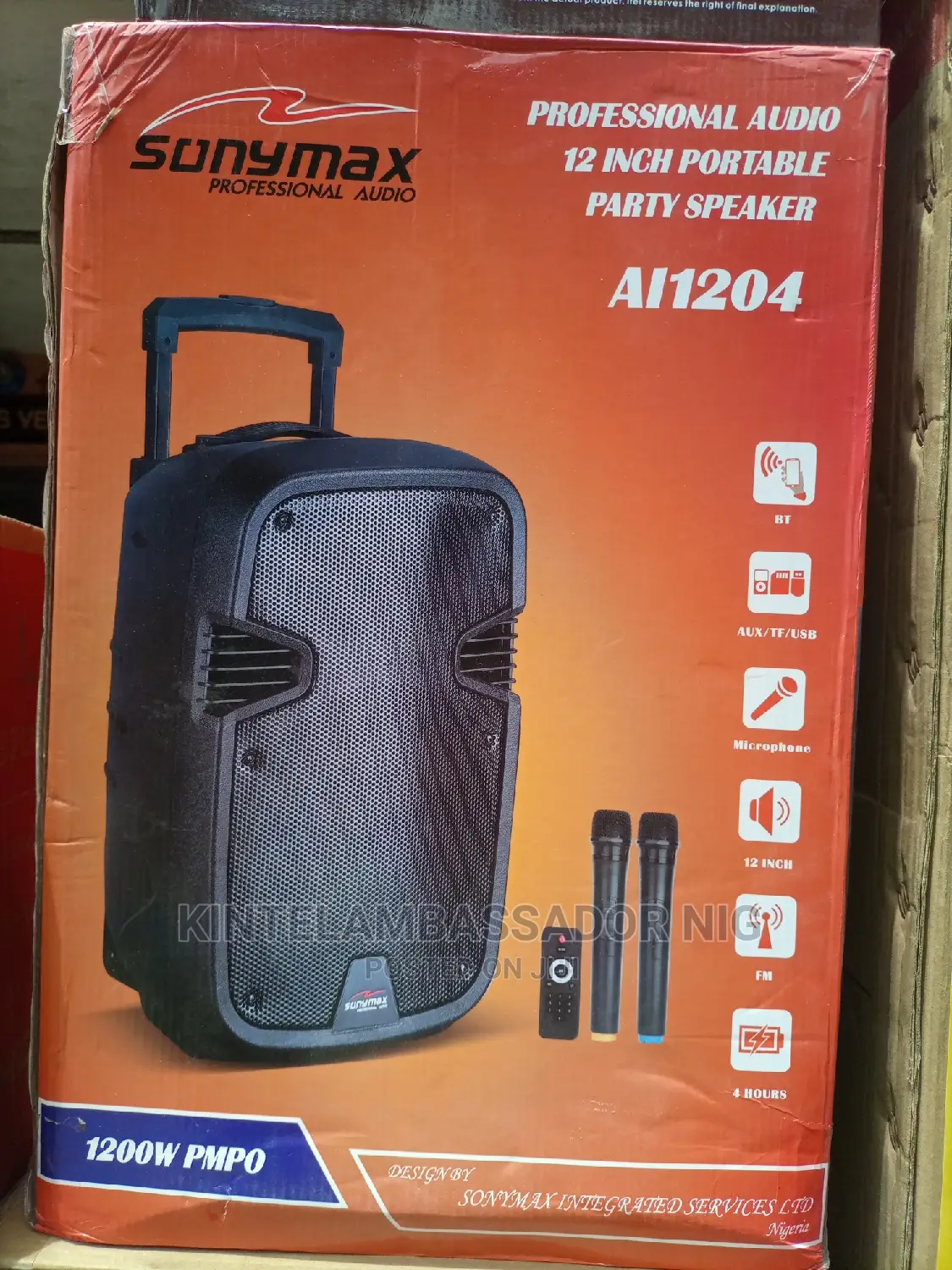12" Sonymax Public Address System