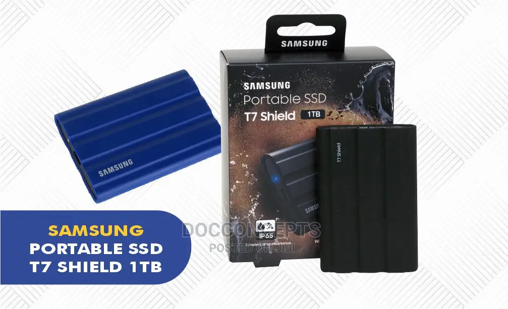 1TB T7 Shield Portable SSD (1050 Speed)