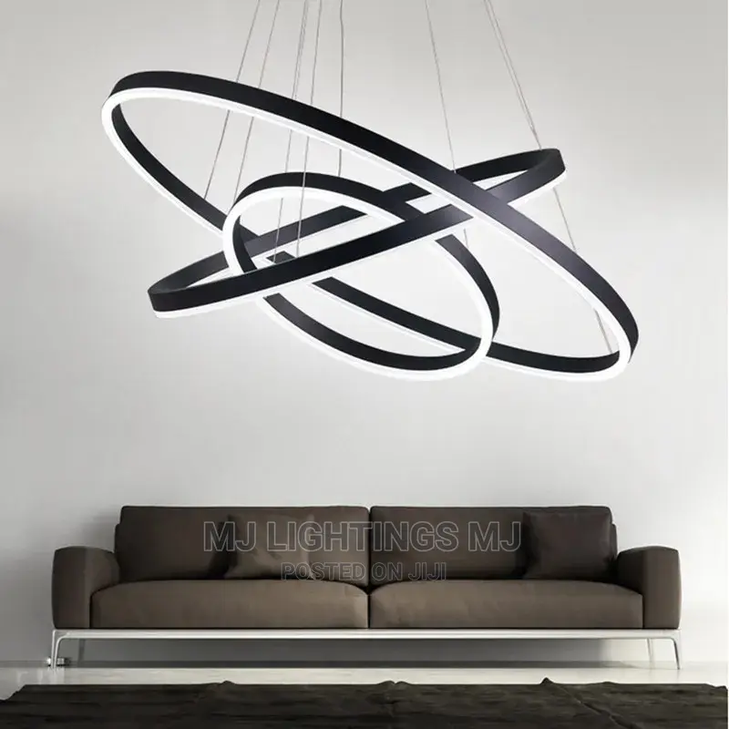 Modern LED Rings Smart Chandelier Lights.