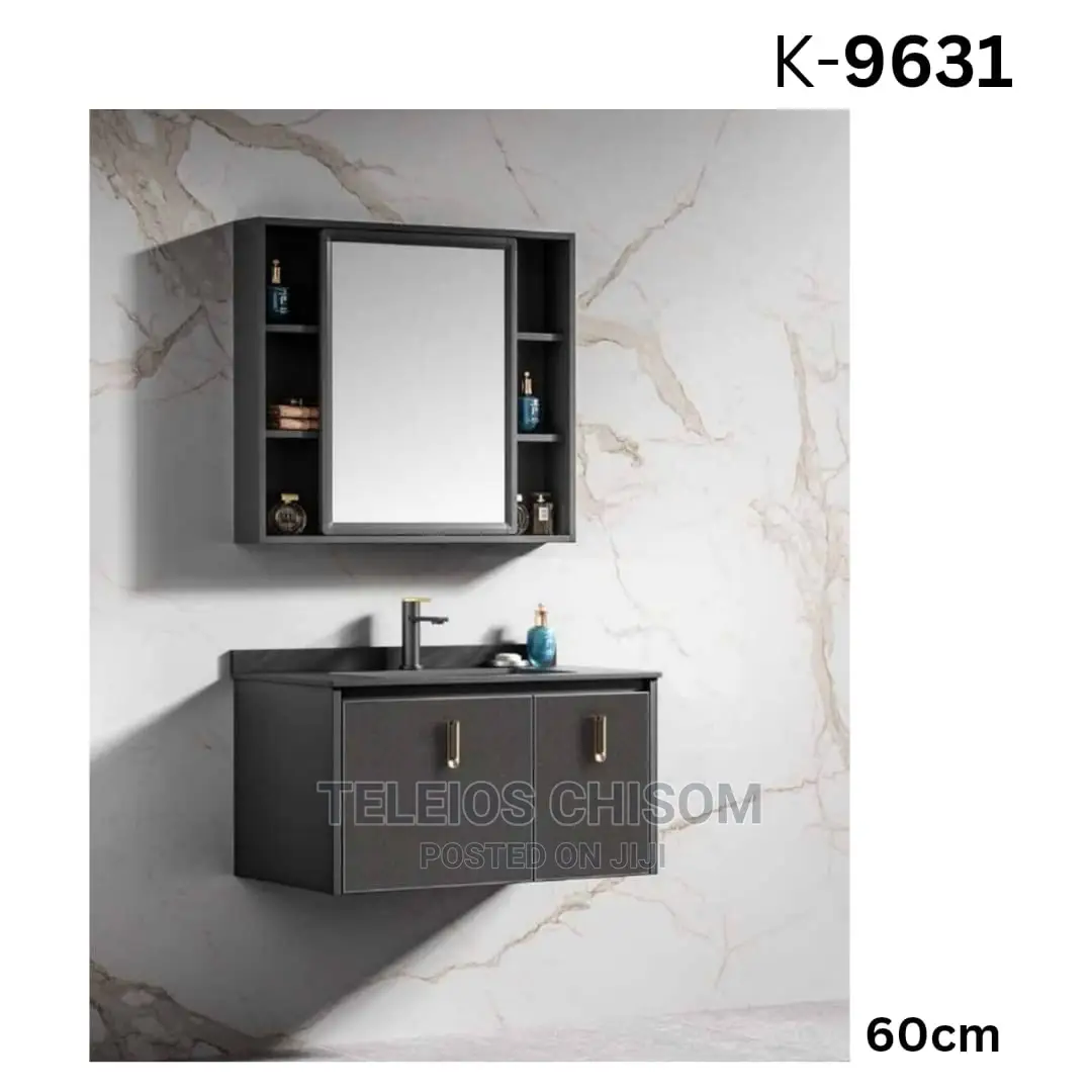 Cabinet With Mirror Shelve