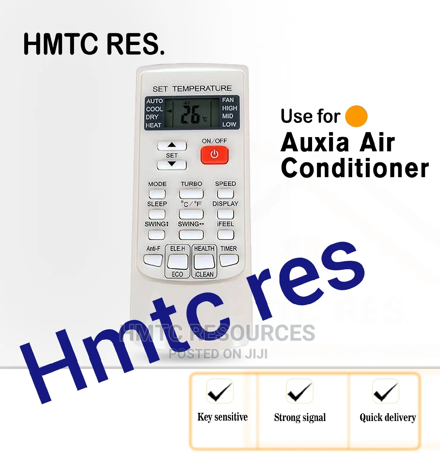 Auxia Split Unit System Air Conditioner Remote Control