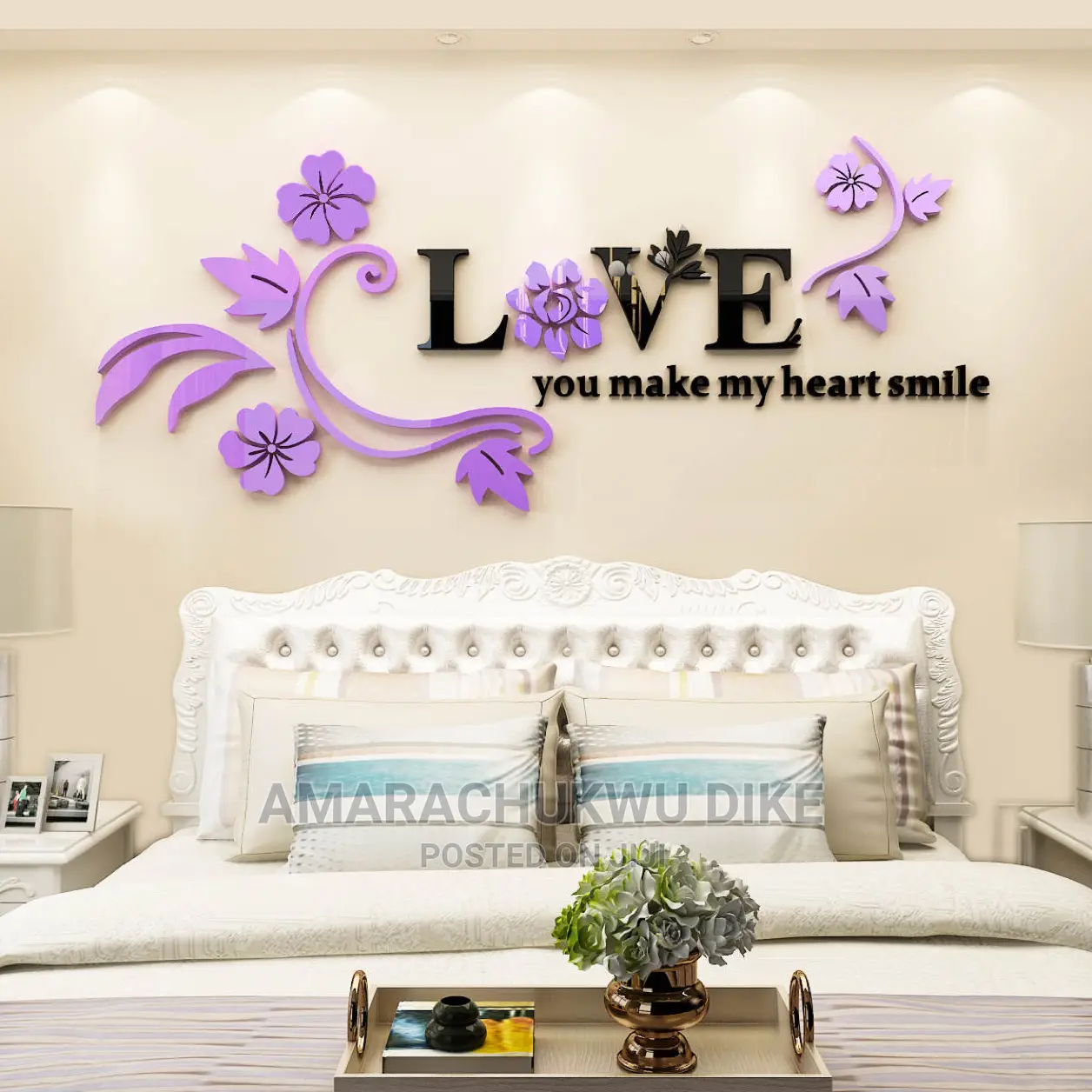 Wall Design, Vinyl Plastic-Made Sticker, Wall Art, Mural