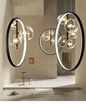 New Design Ball Bubble LED Chandelier Bright Round Ring.