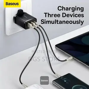 Baseus Compact Fast Charger 2u+C 30w