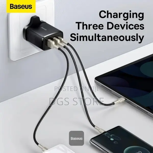 Baseus Compact Fast Charger 2u+C 30w