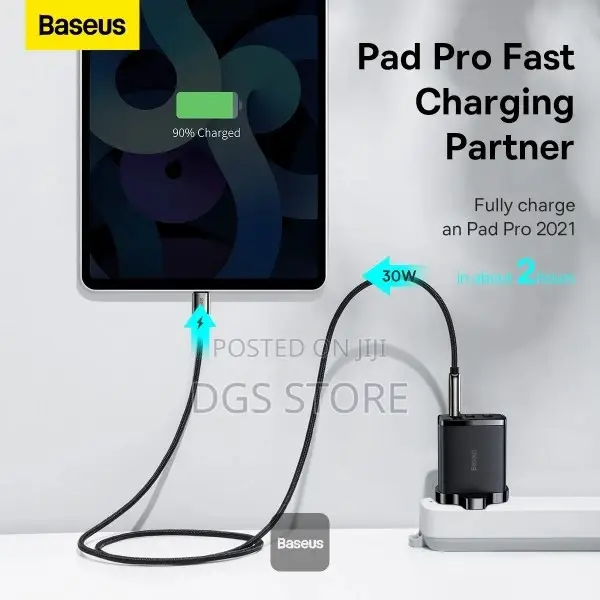 Baseus Compact Fast Charger 2u+C 30w