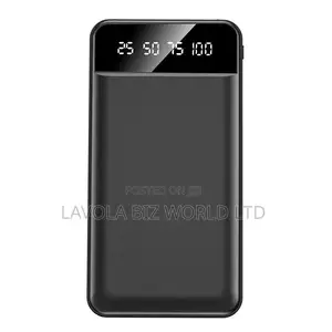 Fast Charging 10,000 Mah Powerbank With Inbuilt Cable