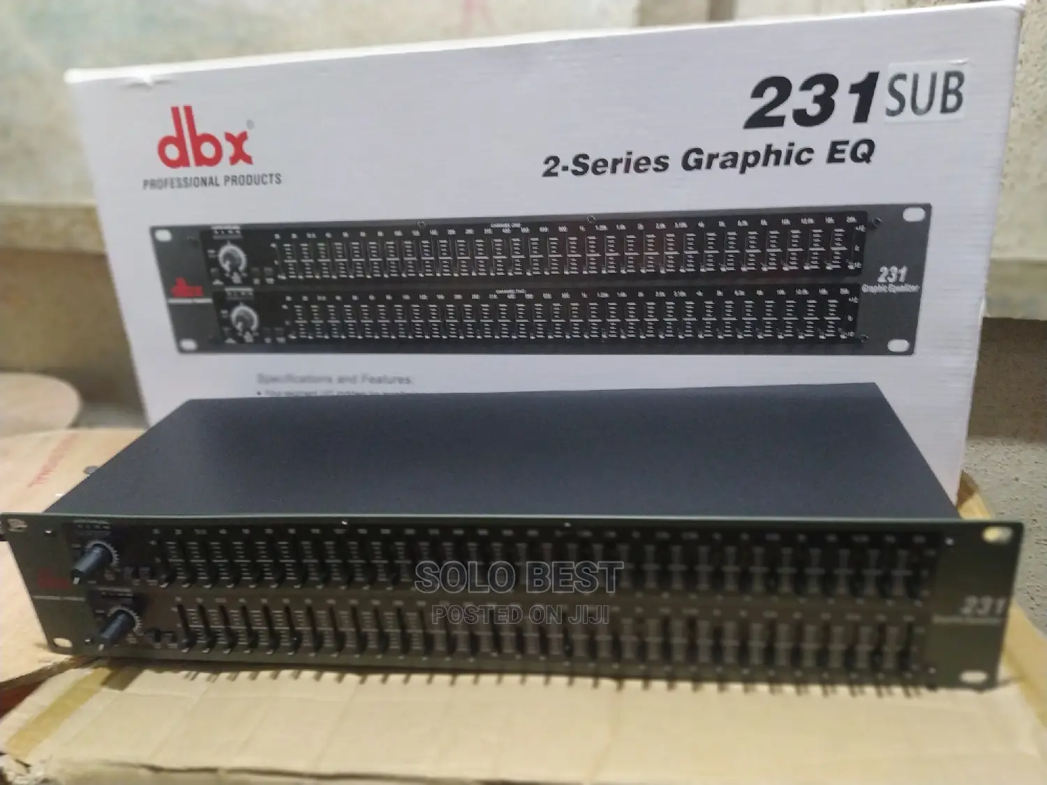 DBX Double Equaliser With Sub Out