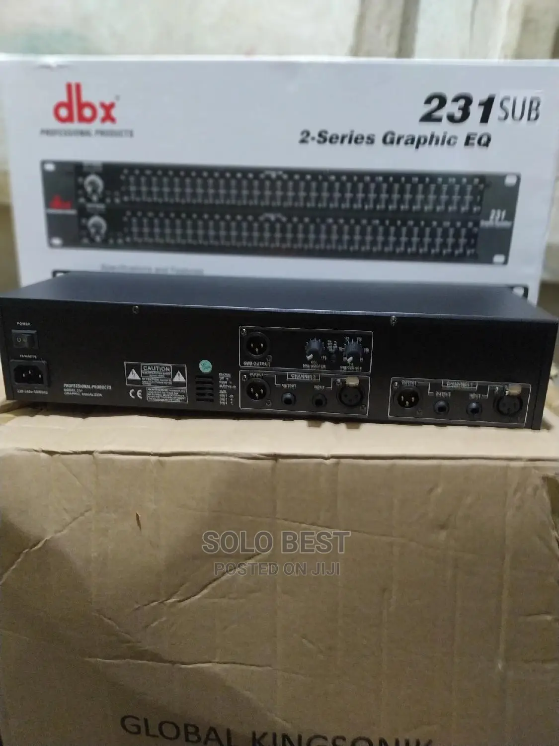 DBX Double Equaliser With Sub Out
