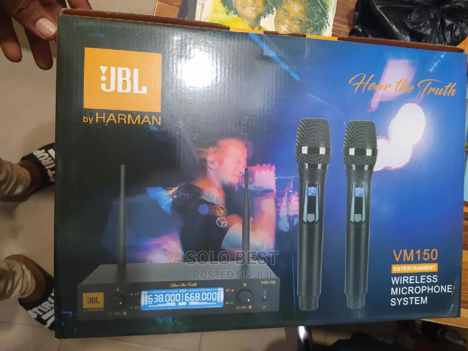JBL Rechargeable Wireless Microphone Model Vm 150