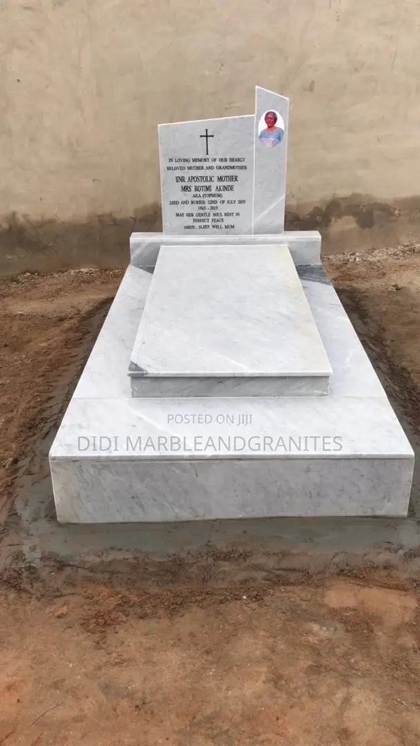Exceptional Marble Grave Fabrication