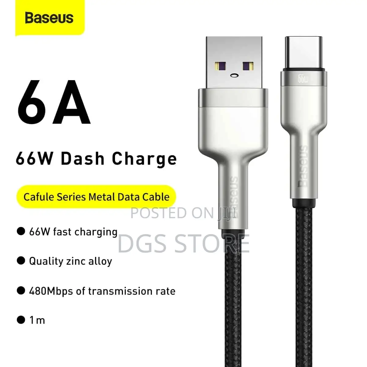 Baseus Cafule Series Metal Data Cable 66w USB to Type C