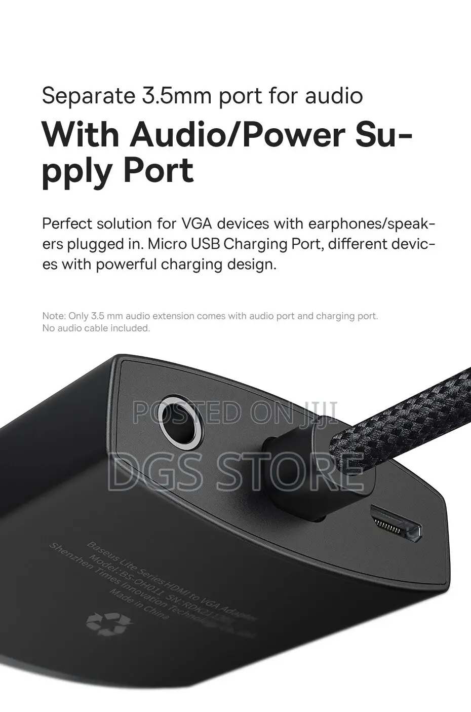 Baseus Air Joy Adapter HDMI to VGA