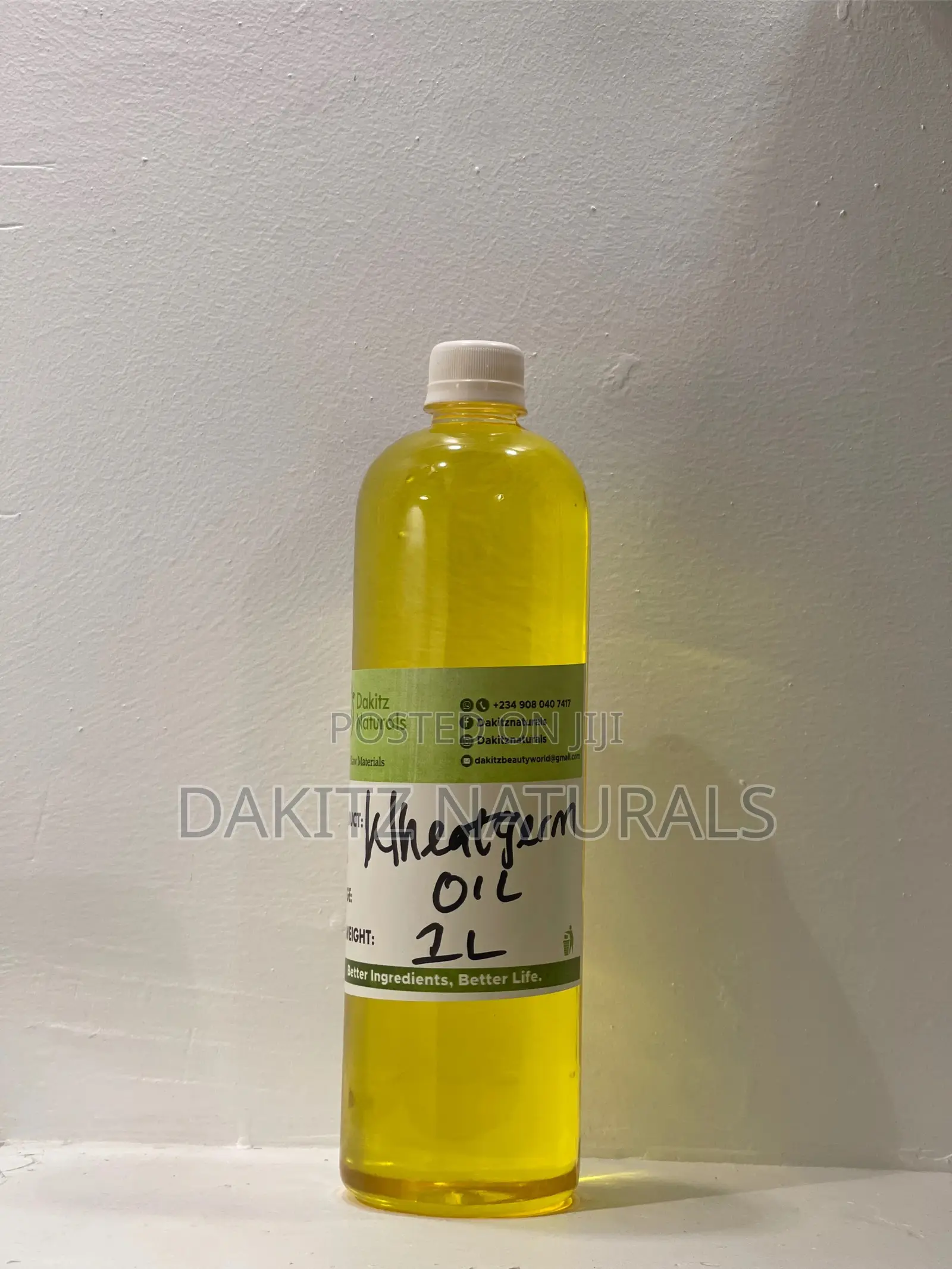 Wheatgerm Oil Coldpressed 1liter