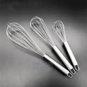 Egg Whisk - Set of 3 - Silver
