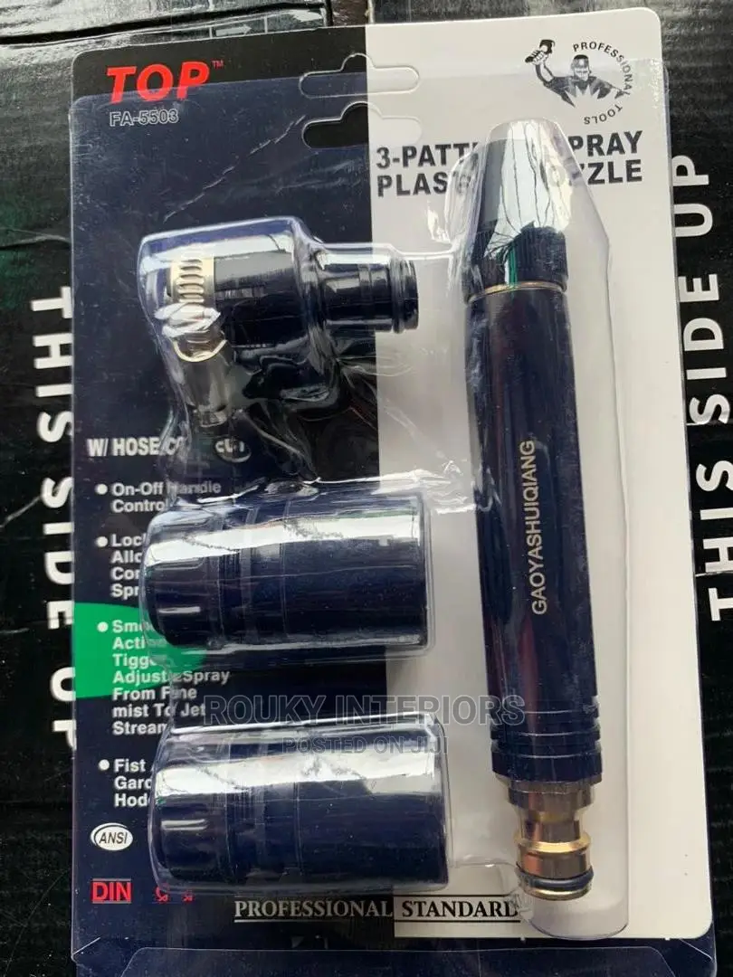A S Aluminum Alloy Car Wash Water Gun Nozzle