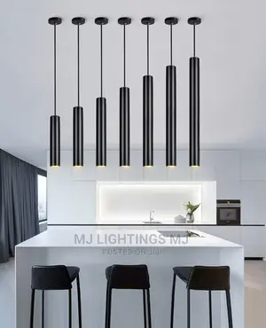 LED Pendant Light Long Tube Lamp Cylinder Pipe Hanging