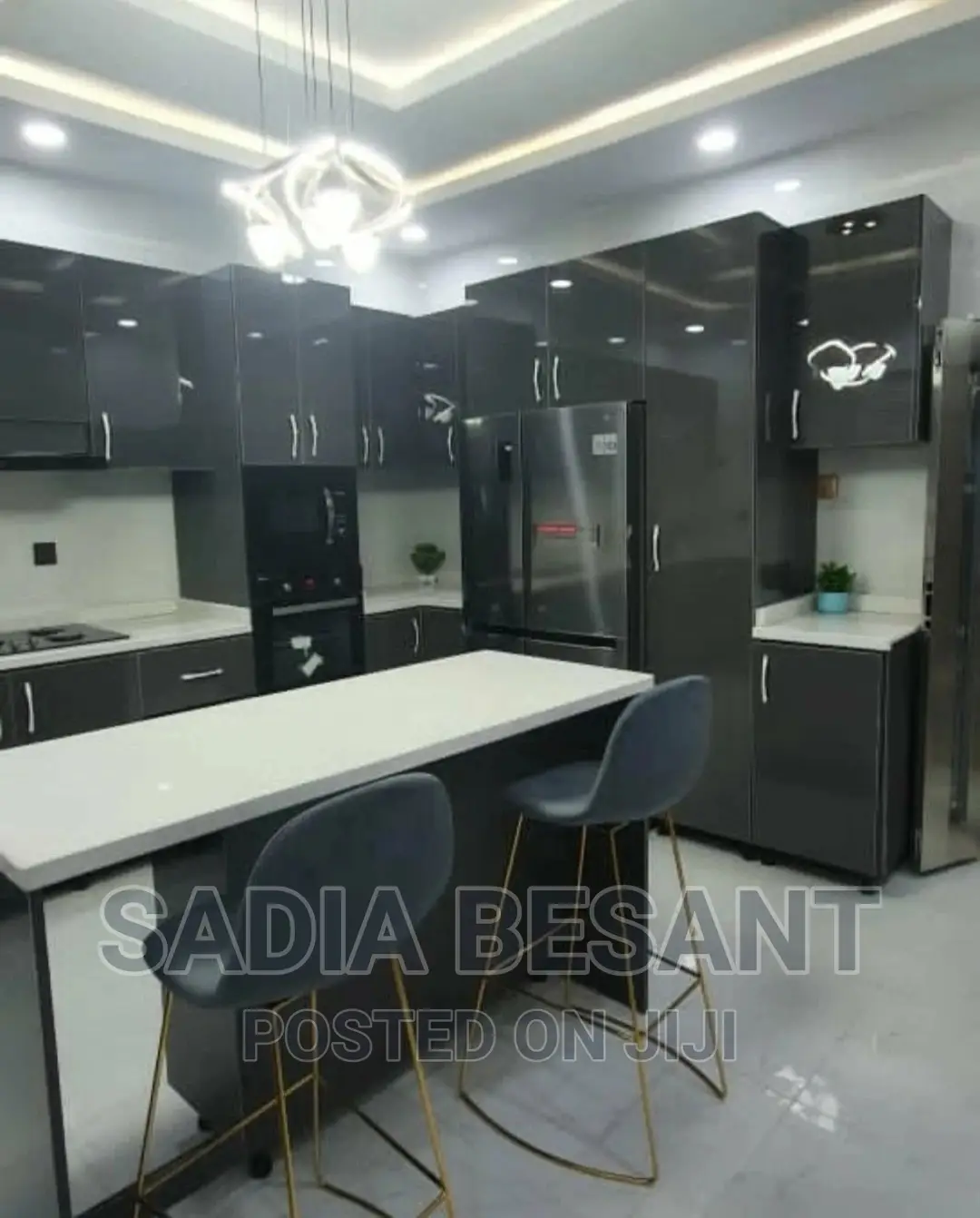 Exquisite Kitchen Cabinet Design With Accessories