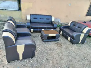 Quality 7 Seater Living Room Leather Made Sofa Chair. Ph01