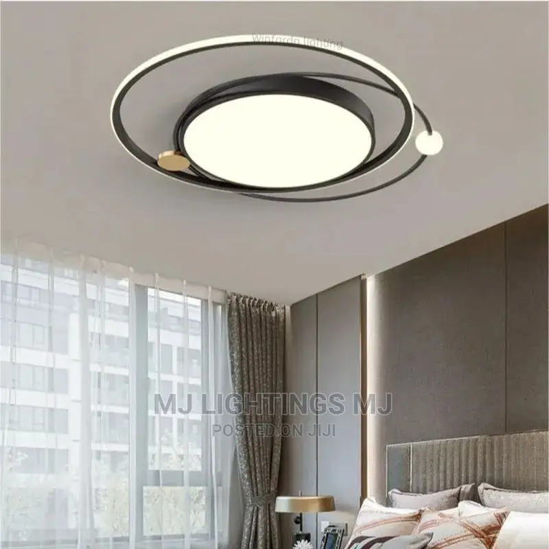 Round Simple Design Modern New LED Ceiling Chandelier Light.