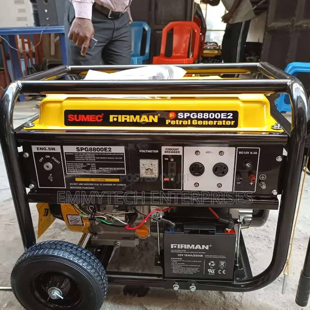 Sumec Firman Generator 9.5kw. Yellow