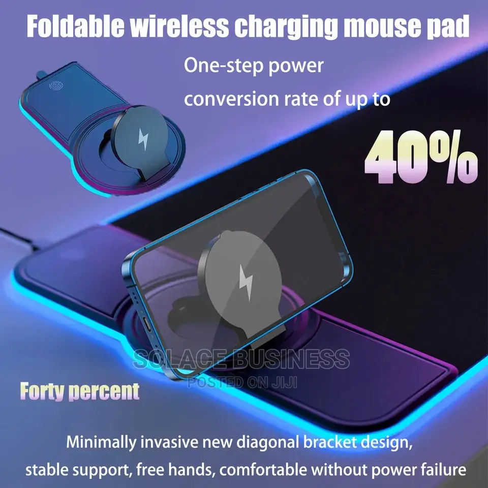 Wireless Phone Charging Mousepad 80cm by 30cm