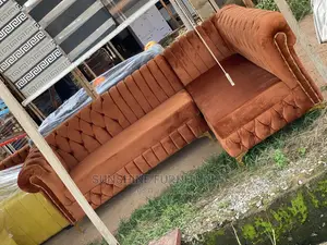 Tufted L Shaped Sofa