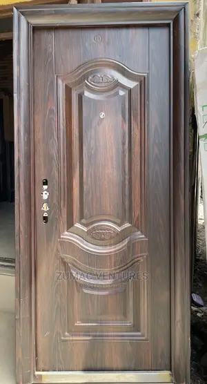 Brown German Standard Steel Security Door