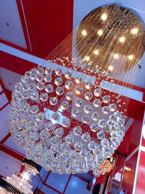 Clear Crystal Ball Pendant Lamp Ball Living Room.