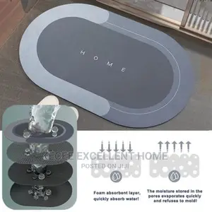 Absorbent Bathroom Door Mat
