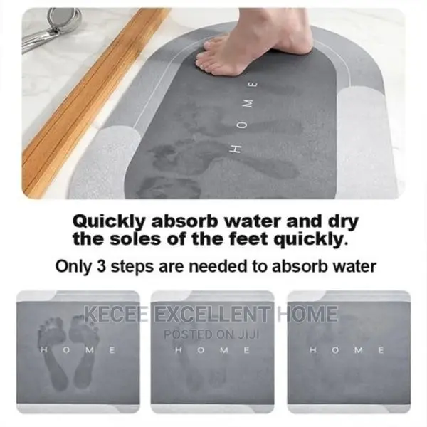 Absorbent Bathroom Door Mat